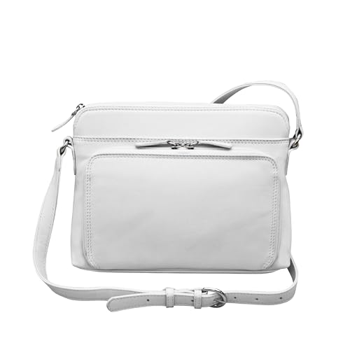 Image of ili New York Genuine Leather Crossbody Bags for Women - Premium RFID Blocking Shoulder Bag Organizer with Adjustable Strap