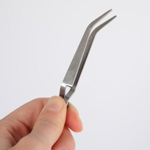 Pinzas para uñas acero inoxidable 2 piezas para manicura miniatura 4