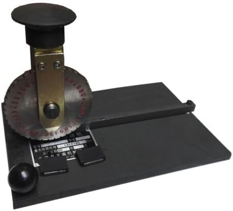 Manual Deboss Embossing Machine Dog Tag Metal Plate Stamping Embosser
