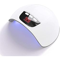 Lamparas Para Uñas Baratas Lámpara Secador de Uñas 54 W, Profesional USB Lámpara LED UV Uñas para Esmalte de Uñas de Gel, con Temporizador de 30s 60s 99s y Sensor de Infrarrojos y Pantalla LED, para Manicura/Pedicure Nail Art……