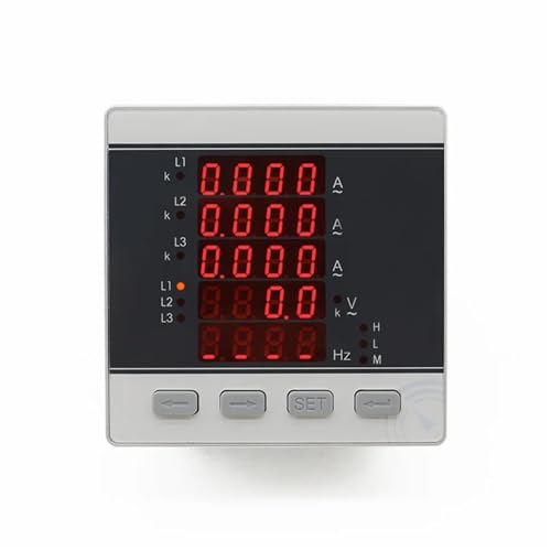 Voltmètre triphasé LED pour éviter les surcharges réseau avec son CT 400A