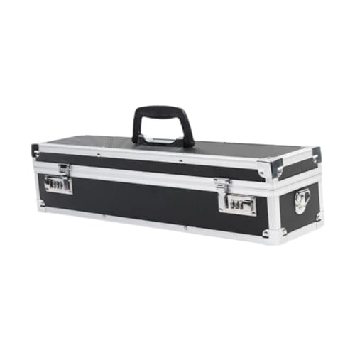 Milageto Étui à couteaux de Chef, organisateur de couteaux, boîte de rangement, protecteur, mallette de transport, avec serrures à combinaison en aluminium