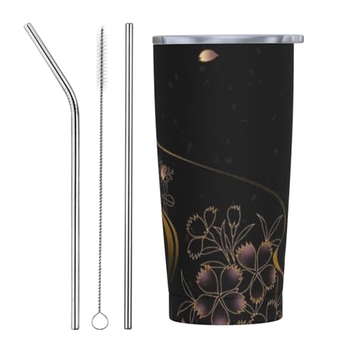  ԕ a ^u[Rbv ^fM_uEH[600mlSUS304HiO[hXeX t^tR[q[Jbv ԗp ۗEۉ Rh~XeXRbv Straw Three-piece Set