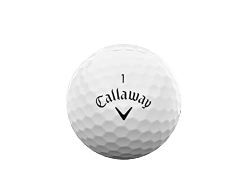 Callaway Bolas de golfe Supersoft Max 12B PK (branco)