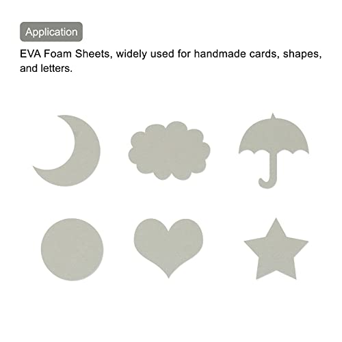 Image of uxcell EVA Foam Sheets Grey 38.9 Inch x 13.9 Inch 4mm Thickness for Crafts DIY