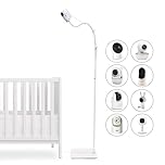 goozie Baby Monitor Floor Stand Holder, Baby Monitor Stand Compatible with Universal Camera Models Babysense, Blemil, Boifun, Hellobaby, GHB, Vtech and All Cameras with 1/4 Screw Baby Monitor Mount