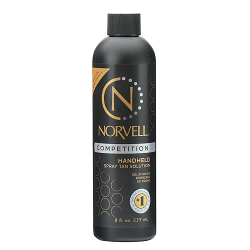 Norvell Premium Professional Sunless Tanning Spray Tan Solution - Competition Tan, 8 fl.oz.