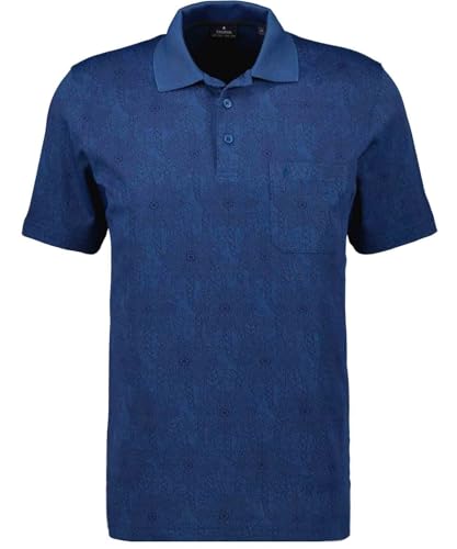 Polo Ragman Jaquard homme haut chic à manches courtes et motif moderne