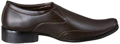 Image of Centrino Men's Formal Shoes | Slip-on Derby Shoe Business Casual | Provide Comfort & Stylish (2105)