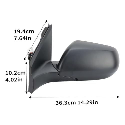 Miroir d'angle mort pour rétroviseur latéral CRV 2012-2016, visionneuse et pliage manuel