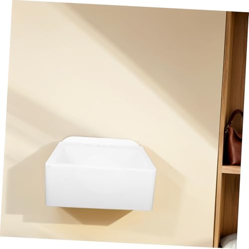 Lavabo de salle de bain mural suspendu compact OSALADI