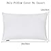 Thmyo 4-Pack 100% Cotton Lumbar Comfortable Solid Decorative Throw Pillow Case Rectangle Cushion Cover DIY Throw Pillowcase for Sofa Bed(Only Covers,Not Pillow Shams)(12x20inch/30x50cm,White)