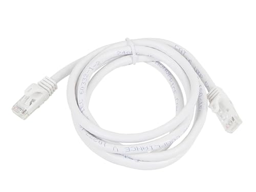 Monoprice Cable Ethernet Cat6 UTP 7 pies Blanco 12-Pack miniatura 4
