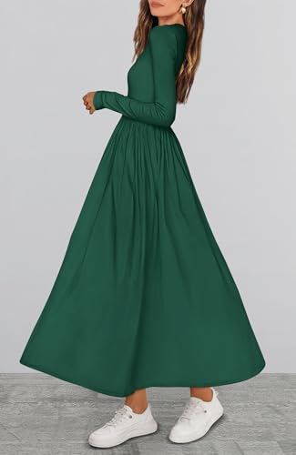 BTFBM Casual Long Sleeve Dresses Spring Dresses 2025 Wedding Guest Dress Midi Dress Flowy Bohemian Long Dress