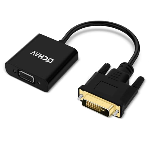 Câble adaptateur DVI vers VGA DVI-D mâle femelle convertisseur 24+1