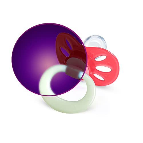 Lillo Kit De Chupeta Anatômica Extra Air Dia E Noite 6+ Meses - Rosa