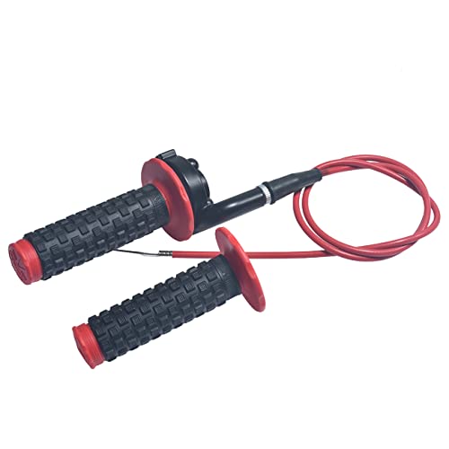 Cable del acelerador rojo de 22 mm para ATV Quad Pit Bike Dirt Bike y mini bicicleta de cross de 50 cc, 90 cc, 110 cc, 125 cc, 150 cc, 200 cc, 250 cc