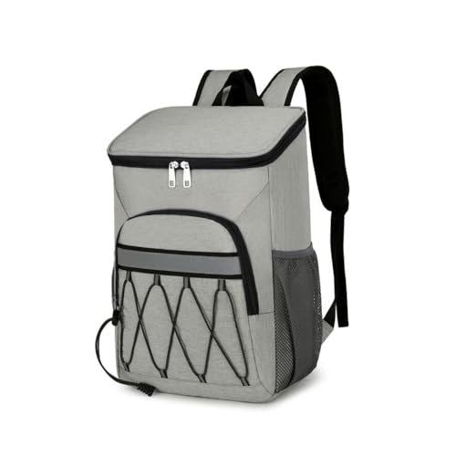 Genérico Mochila Térmica, Bolsa Térmica à Prova de Vazamento, Bolsa Bag Cooler, Bolsa Térmica Isotérmica Cooler Caixa Para Bebidas Praia Viagem, PREMIUM Cinza