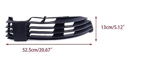 Grille phare antibrouillard ABS durable pour pare-chocs Passat B5.5 - 2