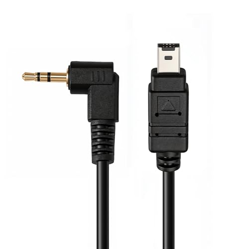 HangTon Cable disparador para cámara Nikon Z6III Z7II Z5 D780 D7500 D5600 D3200, cámara Coolpix P1100, control remoto de disparo de flash de 2,5 mm, enfoque, disparo continuo, MC-DC2