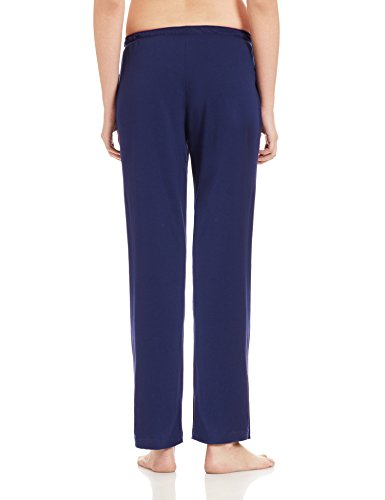 Image of Jockey 1305 Women's Super Combed Cotton Rich Relaxed Fit Mid Rise Trackpants with Contrast Side Piping and Pockets