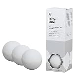 Dirty Labs | 100% New Zealand Wool Dryer Balls | 3 Balls | Shorten Drying Time | Reduce Static & Wri