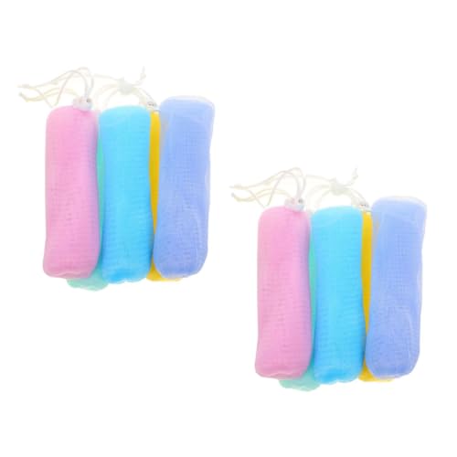 FOMIYES 10 piezas Bolsa para Jabón Duradera y Soporte para Jabón Facial Tocador Colgante de Secado Rápido Colores Aleatorios Color Aleatorio Color Aleatorio