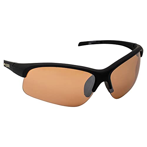 Maxx Sunglasses TR90 Maxx Domain HD Black Amber Lens