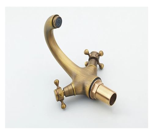 Mélangeur de lavabo rétro en bronze pour une salle de bains cosy - 3