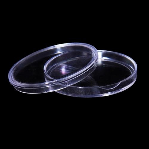 100 cápsulas transparentes para monedas de 18mm miniatura 5