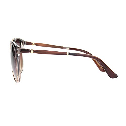 Womens 90s Round Butterfly Plastic Gradient Lens Sunglasses3