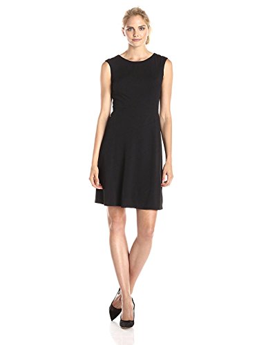 Nine West Women's Cap Sleeve Fit and Flare Dress