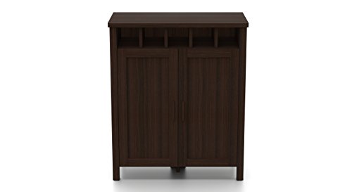 Image of Urban Ladder Norland Bar Cabinet (Finish : Dark Walnut)