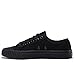 PF Flyers 1993 Black Low Top Sneakers for Men and Women, Original Canvas Casual Sneaker, Unisex All Black Shoes, 11 Mens / 12.5 Womens