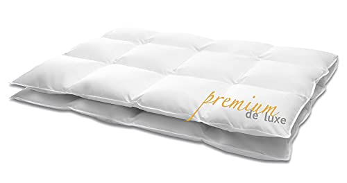 Juego de edredón y almohada Premium de Luxe 135 x 200 cm contra el frío nocturno en cama individual 2