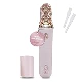 Roxy Body & Face - Damenrasierer elektrisch - Akku Gesichtsrasierer & Intimrasierer für Frauen - Rasierer Damen elektrisch mit 18K-vergoldetem Rasierkopf - schmerzfrei & flexibel einsetzbar