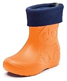 Ladeheid Kinder Federleichte Gummistiefel Thermo mit Fütterung LA-CA-249 (Orange (151c), 30/31 EU)