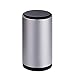 Mini Bote de Basura para Coche, MoreChioce Multifuncional 300 ml Cenicero para Automóvil Cubo de Basura con Tapa Cubo de Basura de Aleación de Aluminio Cubo de Basura para Oficina en Casa,Plata