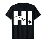 HI Hawaii map T-Shirt