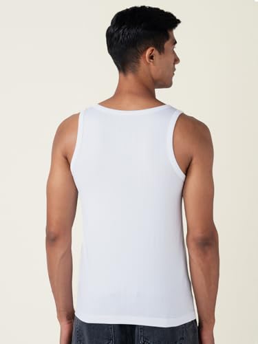 Image of DAMENSCH Anti-Bacterial Anti Odour Soft Pinstripe Cotton Vest