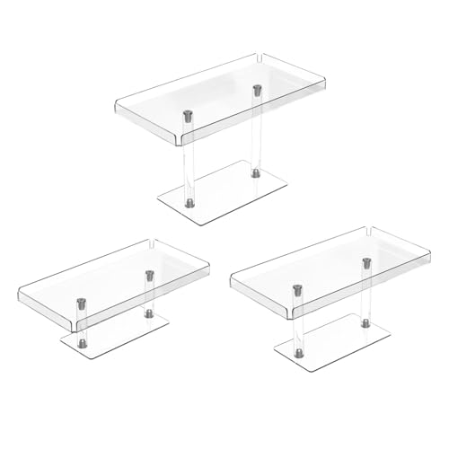 ＡＷＨＡＯ Soporte Acrílico para Cupcakes, Organizador de Perfumes Y Soporte de Presentación para Fiestas, 3 Piezas, Individual