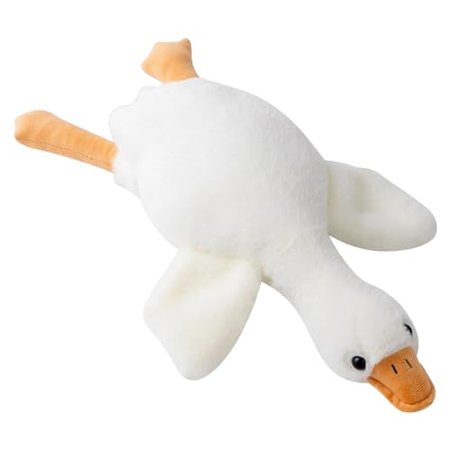 PDirat Ente & Gans Plüschfigur, 50 cm Weiche Baumwoll Plüschdekoration, Multifunktionales Schlaf- & Sofakissen, Erwachsene, Ideal für Wohnzimmer Büro Dekoration