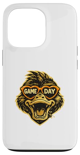 Funny Hockey Duck Game Day Vintage Shirt Fans �X�}�z�P�[�X iPhone 13 Pro �p