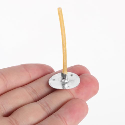 GALPADA 100 piezas de mechas para velas con fibra encerada miniatura 3
