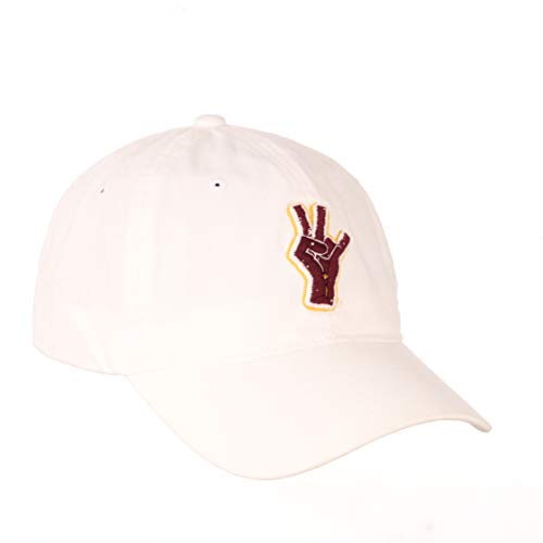 Gorra ajustable estándar para hombre Zephyr blanca miniatura 4