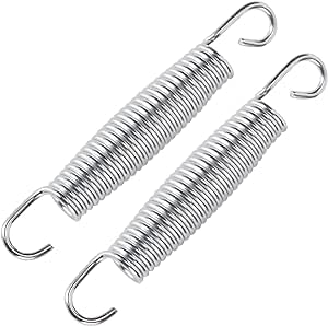 IGNITE WEIGHTS Premium Replacement Trampoline Springs for 6ft/8ft/10ft/12ft/14ft, Heavy-Duty, Metal Rust Resistant & Long-Lasting Trampoline Springs (3.5Inch- Silver, Set of 6) (B0CQK7PBPX) Amazon Price History, Amazon Price Tracker