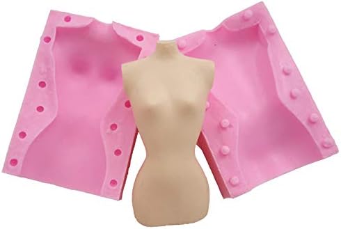Dolls Body Fondant Cake Molds Polymer Clay Silicone Molds Handmade Craft Chocolate Sugarcraft Mould Baking Tools