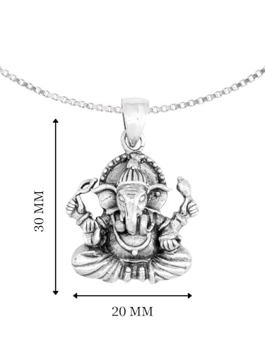 Image of ORIONZ Pendant Locket for Men & Women, 925 Sterling Silver with Zircon, 18K Gold Plated Unisex Jewellery