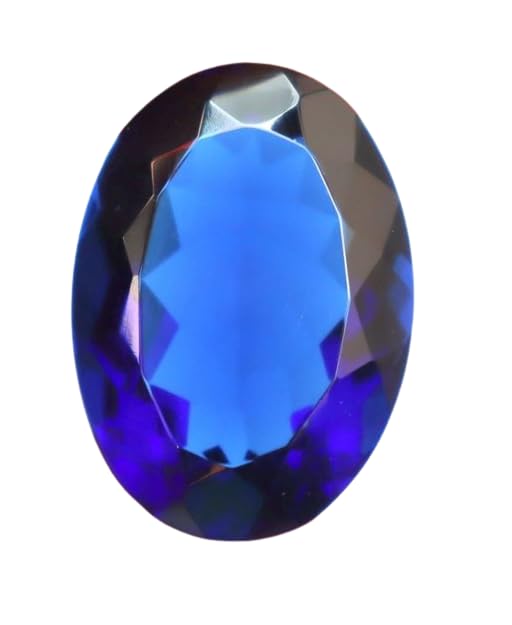 STONE GEMS GALLERY Tanzanite Stone Original Certified 8.5 Carat December Birthstone Clear Oval Cut & Clarity 9.26 Ratti तंजानाइट नग Beautiful Majestic Blue Tanzanite Stone For Jewelry Rings Men Women