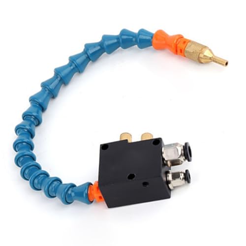 Mist Coolant Lubrication Spray System for Lathe, Tool Cooling Sprayer with Mist for Metal Cutting and Engraving Machines